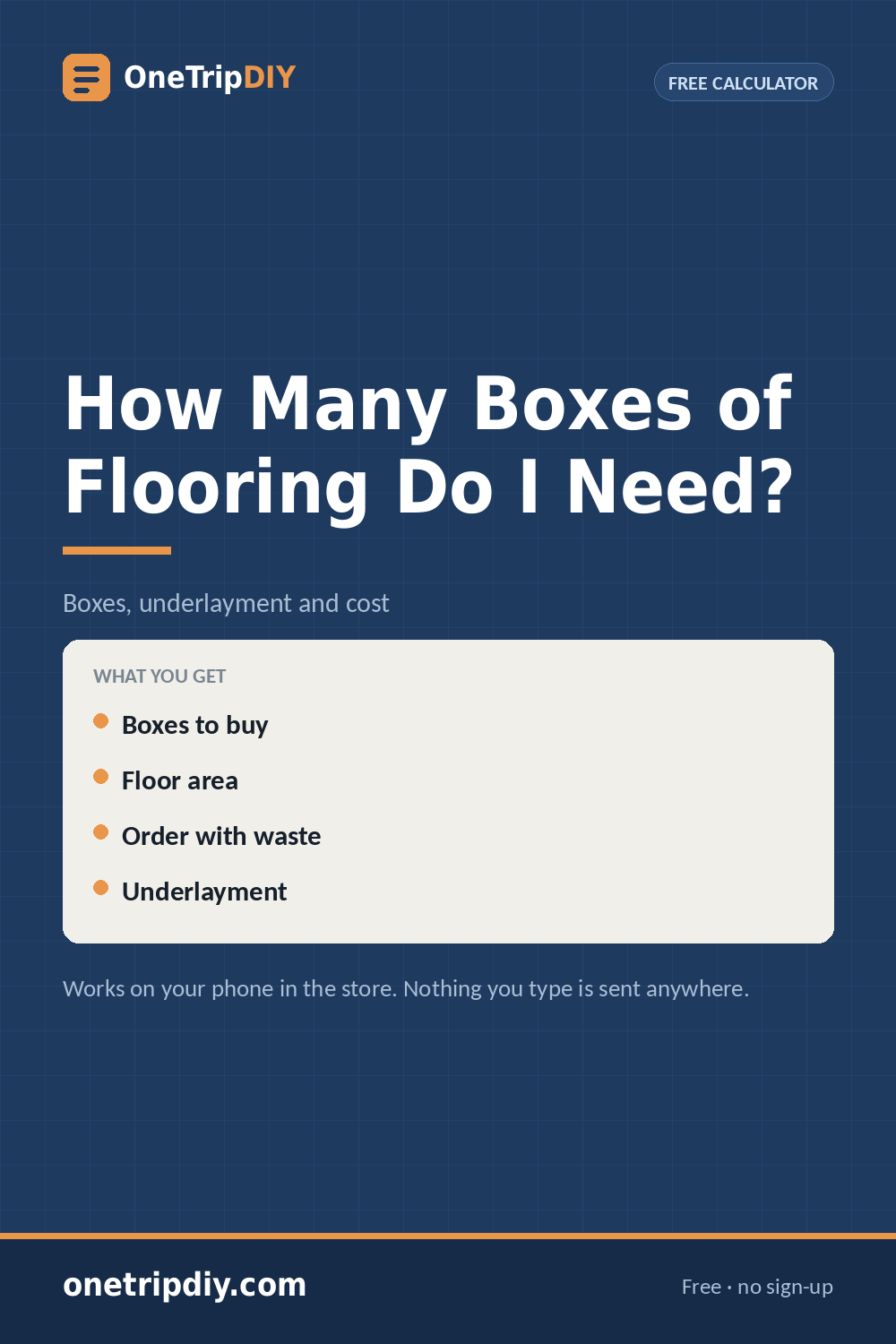 Flooring Calculator — How Many Boxes of Flooring Do I Need?